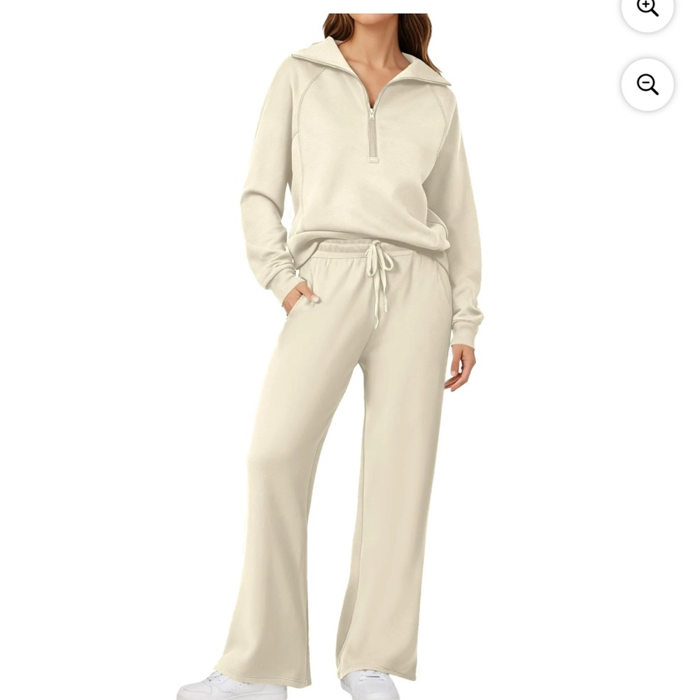 Women's Cream Lounge Set